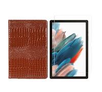 Juego de 2 en 1 para Samsung Galaxy Tab A8 SM-X200 X205 de 10.5 pulgadas con funda de tablet inteligente + cubierta protectora de vidrio templado