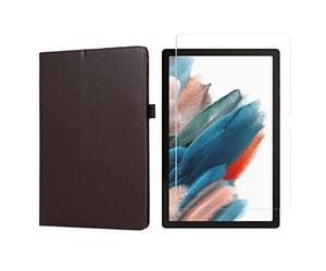 Juego de 2 en 1 para Samsung Galaxy Tab A8 SM-X200 X205 de 10.5 pulgadas con funda de tablet inteligente + cubierta protectora de vidrio templado