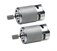 Juego de 2 engranajes de motor eléctrico de alta velocidad de 24 V 555-C para coches de paseo para niños, 30000 RPM 10T o 40000 RPM 19T motor compacto de metal con refrigeración (30000 RPM 10T)