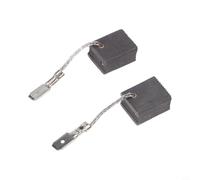 Juego de 2 escobillas de carbón para amoladoras angulares WE17-125/150, WE19-180 & WEPBA17-125/150/19-180 - Modelo 316065450, carbono y metal