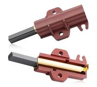 Juego de 2 Escobillas de Carbón para Motor Eléctrico de Lavadora C00196539. Compatible con S-a-m.sun.g P1443, P1447, WFB1467NUV y H.o.t-poin.t BWD12, BWM12 y HVL200UK
