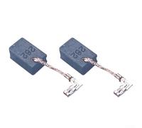 Juego de 2 escobillas de carbono de repuesto para unidades de amoladora angular compatibles con motores CB-264 CB-262 y 1910M3-7 (CB264)