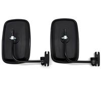 Juego de 2 espejos exteriores 230 x 140 cm, diámetro de 10 cm, para camión, excavadora, con soporte para espejo retrovisor