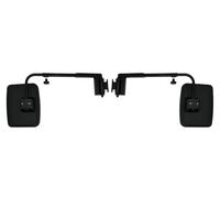 Juego de 2 espejos retrovisores con soporte izquierdo y derecho para tractores como JD 5M 5R 6M 6R 6000 6010 6020 6030 7000 7010 7020 7030 8000 Serie AL221771 AL77483 AL77484