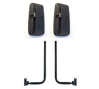 Juego de 2 espejos retrovisores para camión, tractor, diámetro 15-22, 365 x 190 cm