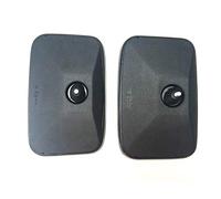 Juego de 2 espejos retrovisores universales M8 250 x 165 para furgoneta, excavadora, tractor, maquinaria de construcción