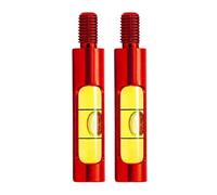 Juego de 2 estabilizadores de tipo tornillo de nivel de arco ajustable Ayuda a la estabilidad del tiro con arco de nivel de precisión Medida de alta precisión Diseño compacto para la práctica Para