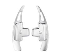 Juego de 2 Extensiones para Paletas de Cambio para Benz R Class 2016-2017, Accesorios de Aluminio para Volante Fácil Instalación,Silver