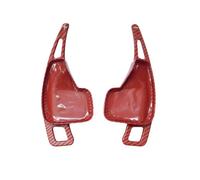 Juego de 2 Extensiones para Paletas de Cambio para BMW Z4 2012-2013, Accesorios de Aluminio para Volante Fácil Instalación,Red Carbon Pattern