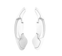 Juego de 2 Extensiones para Paletas de Cambio para Fit GR9 2021-2022, Accesorios de Aluminio para Volante Fácil Instalación,Silver