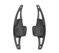 Juego de 2 Extensiones para Paletas de Cambio para Ford Kuga 2016-2018, Accesorios de Aluminio para Volante Fácil Instalación,Black