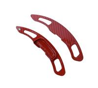 Juego de 2 Extensiones para Paletas de Cambio para Mazda Atenza 2014-2021, Accesorios de Aluminio para Volante Fácil Instalación,Red Carbon Pattern