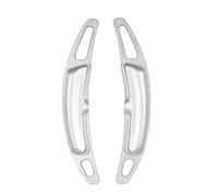 Juego de 2 Extensiones para Paletas de Cambio para Porsche 718 2016-2020, Accesorios de Aluminio para Volante Fácil Instalación,Silver