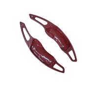 Juego de 2 Extensiones para Paletas de Cambio para Subaru Legacy 2010-2021, Accesorios de Aluminio para Volante Fácil Instalación,Red Carbon Pattern