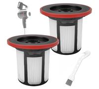 Juego de 2 filtros, Bosch Serie 6 para aspiradora, Bosch Unlimited 6 piezas de repuesto para un rendimiento óptimo (blanco)