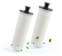 Juego de 2 filtros Cartuchos descalcificadores para Karcher SC3, Kit de Accesorios parciales para Limpiador a Vapor (Blanco)