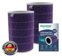 Juego de 2 filtros compatibles con Xiaomi Mi Air Purifier 3C, 3H, PRO así como 2, 2C, 2H y 2S | con chip RFID | Filtro de repuesto para SCG4021GL