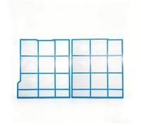 Juego de 2 filtros de aire acondicionado personalizados, compatibles con Hitachi, tamaño: derecho 28,5 x 31,5 cm + izquierdo 29,8 x 31,5 cm