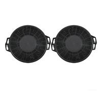 Juego de 2 filtros de carbón activado para campanas extractoras de cocina diseñados para su uso en unidades de escape estándar