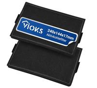 Juego de 2 filtros de carbón activo para Miele 9231860, DKF 19, DKF 19-1, DA 2660, DA2690, 305 mm x 255 mm x 30 mm