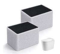 Juego de 2 filtros de cerámica tipo 3 para Geberit AquaClean | Sustituye a 147.072.00.1 y 242.999.00.1 Compatible con Mera, Tuma, Sela & Monolith Plus Ducha WC Aspiración de olores