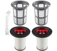 Juego de 2 filtros de repuesto compatibles con Bosch Unlimited Gen2 Serie 8 Aspiradora, Compatible con 12036642 12023349,2 Cubiertas de filtro, 1 cepillo de limpieza