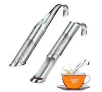 Juego de 2 filtros de té de acero inoxidable | Infusor de té reutilizable | Ideal para té a granel y té de hierbas | Práctico y original