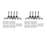 Juego De 2 Filtros HEPA De Esponja Y Cepillo Lateral For Aspiradora Robot, Compatibles Con Ilife V55, V50, V5, V5S, V3, V3S, V50 Pro Y X5.