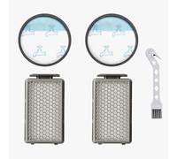 Juego de 2 filtros para aspiradora Rowenta Compact Power XXL - Incluye cepillo de repuesto, filtro HEPA y bolsa para aspiradora RO4811EA, RO4871EA, RO4855EA, RO4826EA y RO48 Series, compatible con