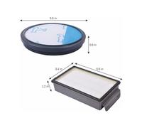 Juego de 2 filtros para aspiradora Rowenta RO3731EA RO3753EA RO3786EA RO3718EA RO3724EA RO3798EA Moulinex Tefal