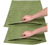 Juego De 2 Funda Cojin 80x80 60x60 50x70 60x80, Fundas Cojines Suave Chenille, con Cremallera Oculta, Fundas De Almohada para Decoración del Hogar Sofá Dormitorio(Matcha green,35x65cm set of 2)