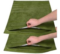 Juego De 2 Funda Cojin 80x80 60x60 50x70 60x80, Fundas Cojines Suave Chenille, con Cremallera Oculta, Fundas De Almohada para Decoración del Hogar Sofá Dormitorio(Olive green,60x90cm set of 2)