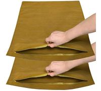 Juego De 2 Funda Cojin 80x80 60x60 50x70 60x80, Fundas Cojines Suave Chenille, con Cremallera Oculta, Fundas De Almohada para Decoración del Hogar Sofá Dormitorio(Ginger yellow,50x50cm set of 2)