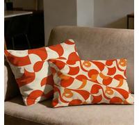 Juego de 2 Fundas Cojines 60x90 Funda Cojin Rojo Rectangulares Cojines Nacionalidad,2026 Nuevo Terciopelo Impresión a Doble Cara Cojin Sofa para Casa Sofá Salón Dormitorio Decoracion Hogar O-138C