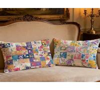 Juego de 2 Fundas Cojines 60x90cm Rectángulo Cojines Sofa Color Terciopelo Funda Almohada Enrejado,2026 Nuevo Impresión a Doble Cara Funda Cojin para Sofá Sala De Estar Dormitorio Decoracion O-322B