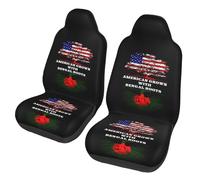 Juego De 2 Fundas De Asiento para Coche Raíces Estadounidenses Y Bengalíes Delantero Cubierta para Asiento Clásicas Transpirable Cubiertas De Asientos, para Camión, Coches, Furgoneta