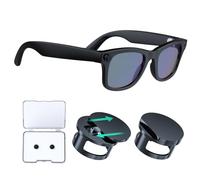 Juego de 2 fundas de bloqueo de luz LED ajustables para RayBan Meta Wayfarer, Skyler, Oakley, Headliner, Headliner Accessories, Cubierta LED para gafas Meta, Bloquea fácilmente la luz