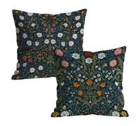 Juego de 2 Fundas de Cojines 55x55cm, Zen Verde Rural Funda de Almohada del Sofá Decorativas in Lino, Doux respirant, Fundas Cojines Sofa Cuadrada, para Interior Hogar Decorativas Regalo t9n-231