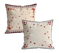 Juego de 2 Fundas de Cojines 70x70cm, Simple Beige Funda de Almohada del Sofá Decorativas in Terciopelo, Doux respirant, Fundas Cojines Sofa Cuadrada, para Interior Hogar Decorativas Regalo t9n-225