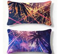 Juego de 2 Fundas de Cojines Color Funda Cojin 60x90cm Rectángulo Cojines Paisaje,2025 Nuevo Terciopelo con Cremallera Oculta Funda Almohada para Sofá Sala de Estar Invierno Hogar Decoracion O-739U