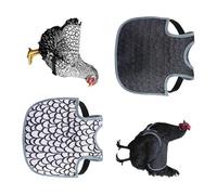 Juego de 2 fundas de tela para aves de corral para evitar pérdidas y lesiones, equipo de protección para aves de corral