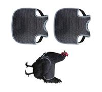 Juego de 2 fundas de tela para aves de corral para evitar pérdidas y lesiones, equipo de protección para aves de corral