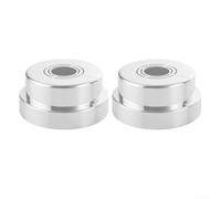 Juego de 2 fundas decorativas para grifos para conexiones de 1/2 y 3/4, mejora la estética y protege las tuberías en los hogares (blanco)