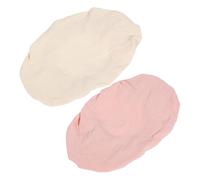 Juego De 2 Fundas Para Cambiador De Algodón Para Niños Y Niñas Color Crema Arena Y Rojo Aptas Para Cuna Cambiador Y Moisés De Fácil Lavado.