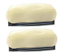 Juego de 2 fundas para plantas de invierno con cierre de cordón, tela no tejida para proteger las plantas de las heladas, se adapta a la mayoría de macetas cuadradas (beige)