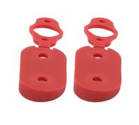 Juego de 2 fundas protectoras de goma para puerto de carga Xiaomi para MI Electric Scooter Pro, Pro 2, 1S y Essential, juego de funda impermeable contra suciedad y arena, fácil montaje, 57 x 16 mm