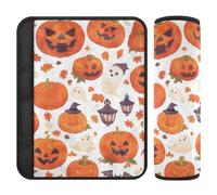 Juego de 2 fundas suaves para cinturón de seguridad de coche, para asiento de bebé, para adultos, jóvenes, niños, M, póster de fiesta de Halloween