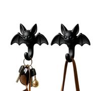 Juego de 2 ganchos para decoración de Halloween | Strong Self-adhesive Backing Mounts Easily Without Tools, Making It Ideal para Damage-free Decorating In Rental Apartments