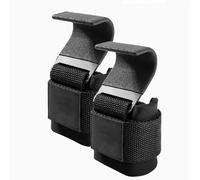 Juego de 2 ganchos para entrenamiento de fuerza, fitness Powerlifting Hook, Lifting Straps para hombres y mujeres, correas de levantamiento de pesas para gimnasio con almohadilla para la muñeca para
