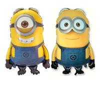 Juego de 2 globos de aluminio de 76.2 cm Despicable Me Minion Dave And Stuart (CS126+CS141)
